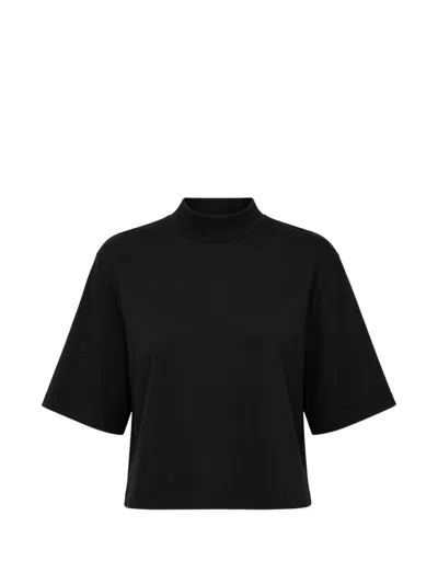 Club21 Collection Irene Mock-neck Sweater In Black