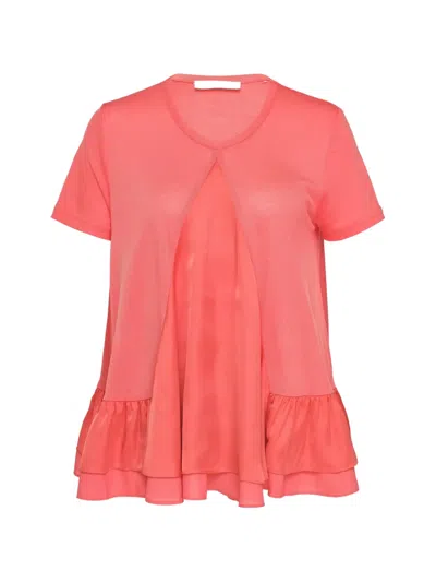 Club21 Collection Tencel Jersey Kayla Knit Top In Pink