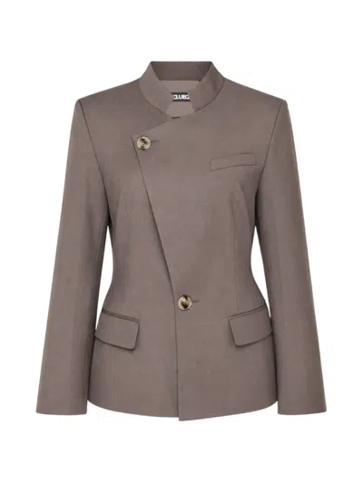 Club21 Collection Maeve Blazer In Brown