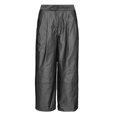 Club21 Collection Poly Chambray Taffeta Pants In Black