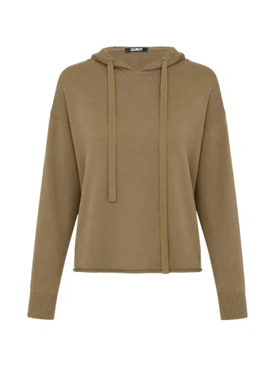Club21 Collection Rafa Drawstring Hoodie In Neutral