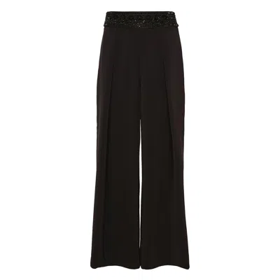 Club21 Collection Recycled Poly Crepe Pants In Black