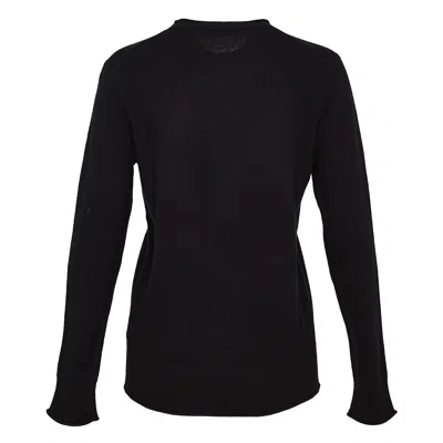 Club21 Collection Recylced Cashmere Crewneck Sweater In Black