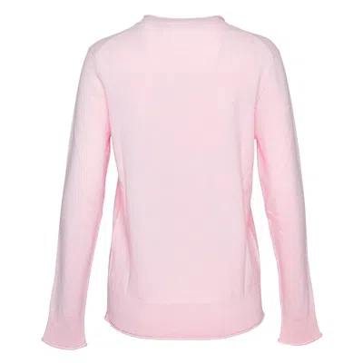 Club21 Collection Recylced Cashmere Crewneck Sweater In Pink