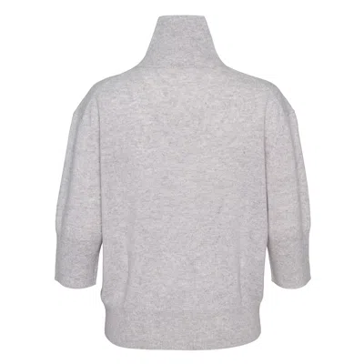 Club21 Collection Recylced Cashmere Turtleneck Sweater In Gray