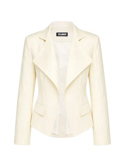 Club21 Collection Sloane Jacket In Neutral