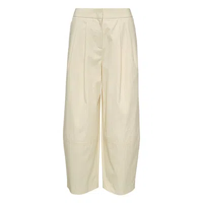Club21 Collection Tumbled Cotton Pants In Gray