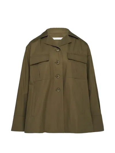 Club21 Thea Military-utility Jacket In Green