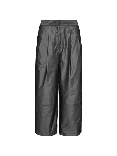Club21 Tumbled-finish Pleated Trousers In Gray