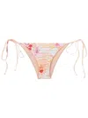 Clube Bossa Aava Floral-print Bikini Bottoms In Neutrals