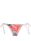 Clube Bossa Aava Graphic-print Bikini Bottoms In Blue