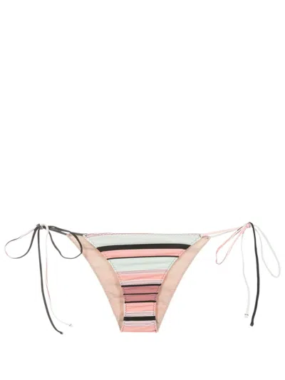 Clube Bossa Aava Striped Bikini Bottoms In Multicolour