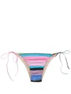 Clube Bossa Aava Striped Bikini Bottoms In Multicolour