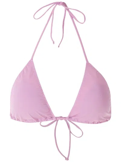 Clube Bossa Aava Triangle Bikini Top In Purple