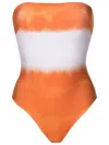 Clube Bossa Baloutelli Tie-dye Swimsuit In Orange