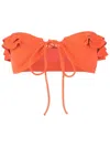 Clube Bossa Bandara Bikini Top In Orange