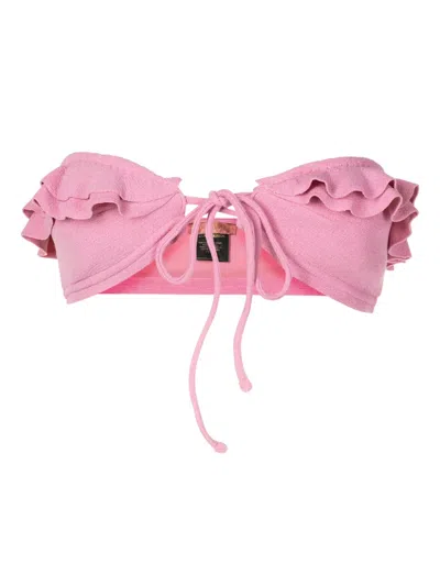 Clube Bossa Bandara Strapless Bikini Top In Pink