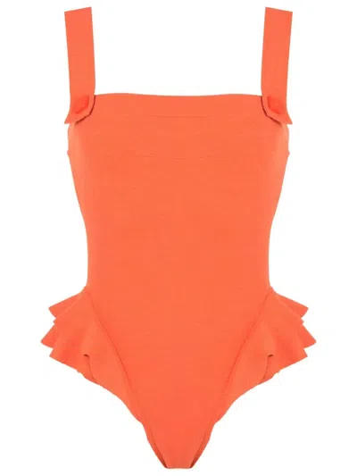 Clube Bossa Barres One-piece Swimsuit In Orange