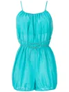 Clube Bossa Calico Tied Playsuit In Blue