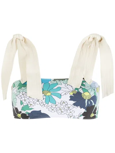 Clube Bossa Casall Bikini Top In Blue