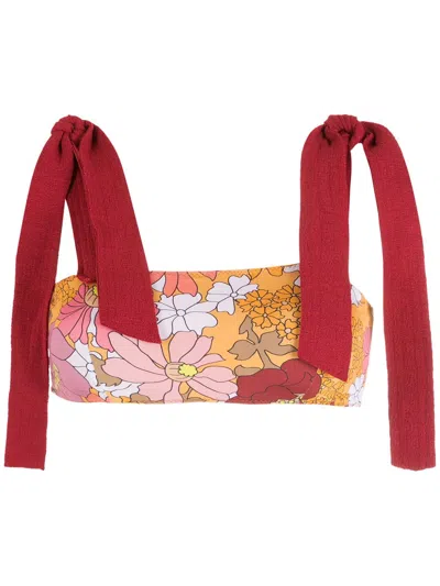 Clube Bossa Casall Bikini Top In Multicolour