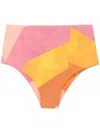 Clube Bossa Ceanna High Rise Bikini Bottoms In Multicolour