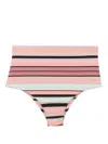 Clube Bossa Ceanna Striped Bikini Bottoms In Multicolour