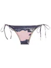 Clube Bossa Chapin Graphic-print Bikini Bottoms In Blue
