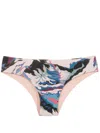 Clube Bossa Chung Camouflage-print Bikini Bottoms In Multicolour