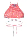 Clube Bossa Chung Floral-print Bikini Top In Multicolour
