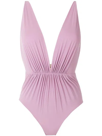 Clube Bossa Clavert Plunging Neck One-piece In Purple