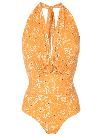 Clube Bossa Deneuve Neckholder-badeanzug In Gelb
