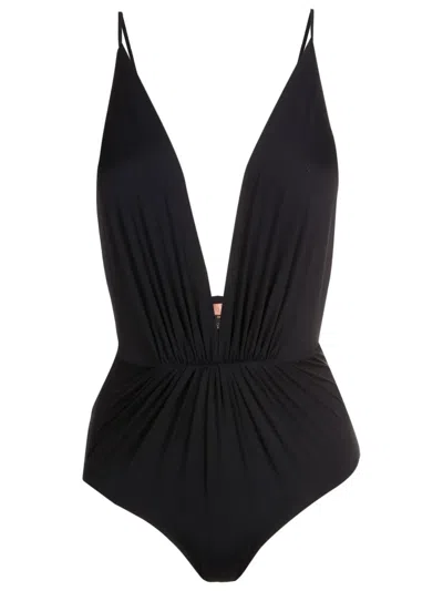 Clube Bossa Gathered Detailing Swimsuit In Black