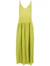 Clube Bossa Guest Cotton Midi Dress In Green