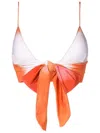 Clube Bossa Havel Bikini Top In Orange