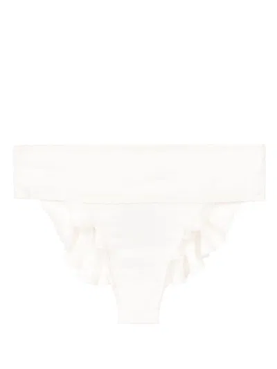 Clube Bossa Jasper High-waist Bikini Bottoms In White
