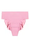 Clube Bossa Jasper Ruffled Bikini Bottom In Pink
