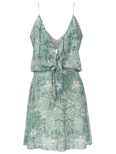 Clube Bossa Liane Silk Dress In Green