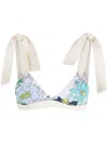 Clube Bossa Loretta Bikini Top In Blue