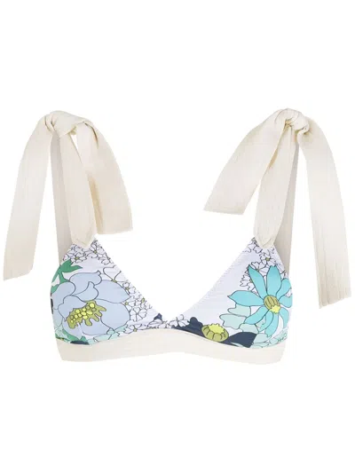 Clube Bossa Loretta Bikini Top In Blue