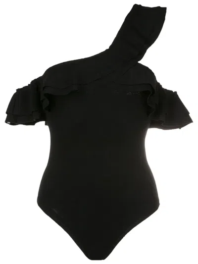 Clube Bossa Maiô Bresse Off-shoulder One-piece In Black