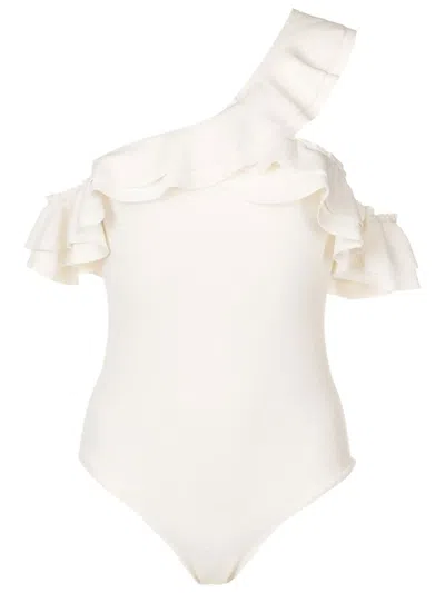 Clube Bossa Maiô Bresse Off-shoulder One-piece In White