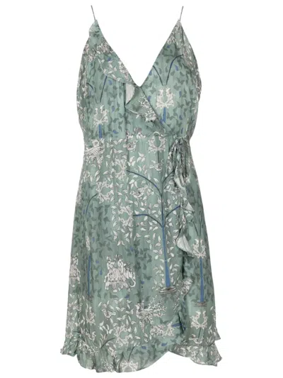 Clube Bossa Martimer Printed Minidress In Blue