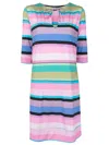 Clube Bossa Morell Striped Dress In Multicolour