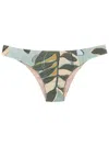 Clube Bossa Niarchos Floral-print Bikini Bottoms In Green
