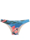Clube Bossa Niarchos Graphic-print Bikini Bottoms In Blue