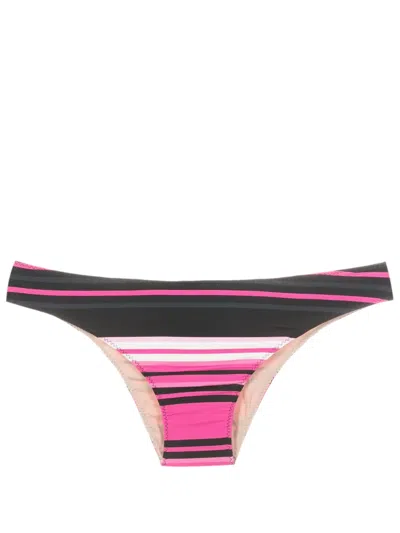 Clube Bossa Niarchos Stripe-print Bikini Bottoms In Multicolour