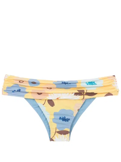 Clube Bossa Percy Floral-print Bikini Bottoms In Mehrfarbig