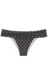 Clube Bossa Percy Graphic-print Bikini Bottoms In Black