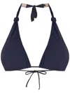 Clube Bossa Rings Bikini Top In Black